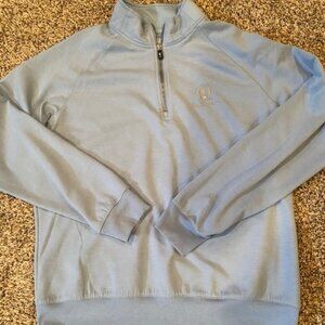 Fairway & Greene 149th Royal St George's Fairway & Greene 1/4-Zip Sweater - Blue